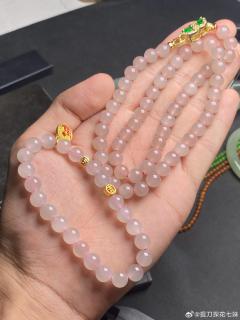 藕粉单圈手链➕项链